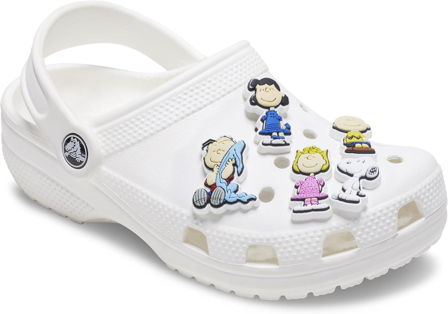imageCrocs Jibbitz Charlie Brown ampamp Snoopy Peanuts Shoe Charms Peanuts 5Pack