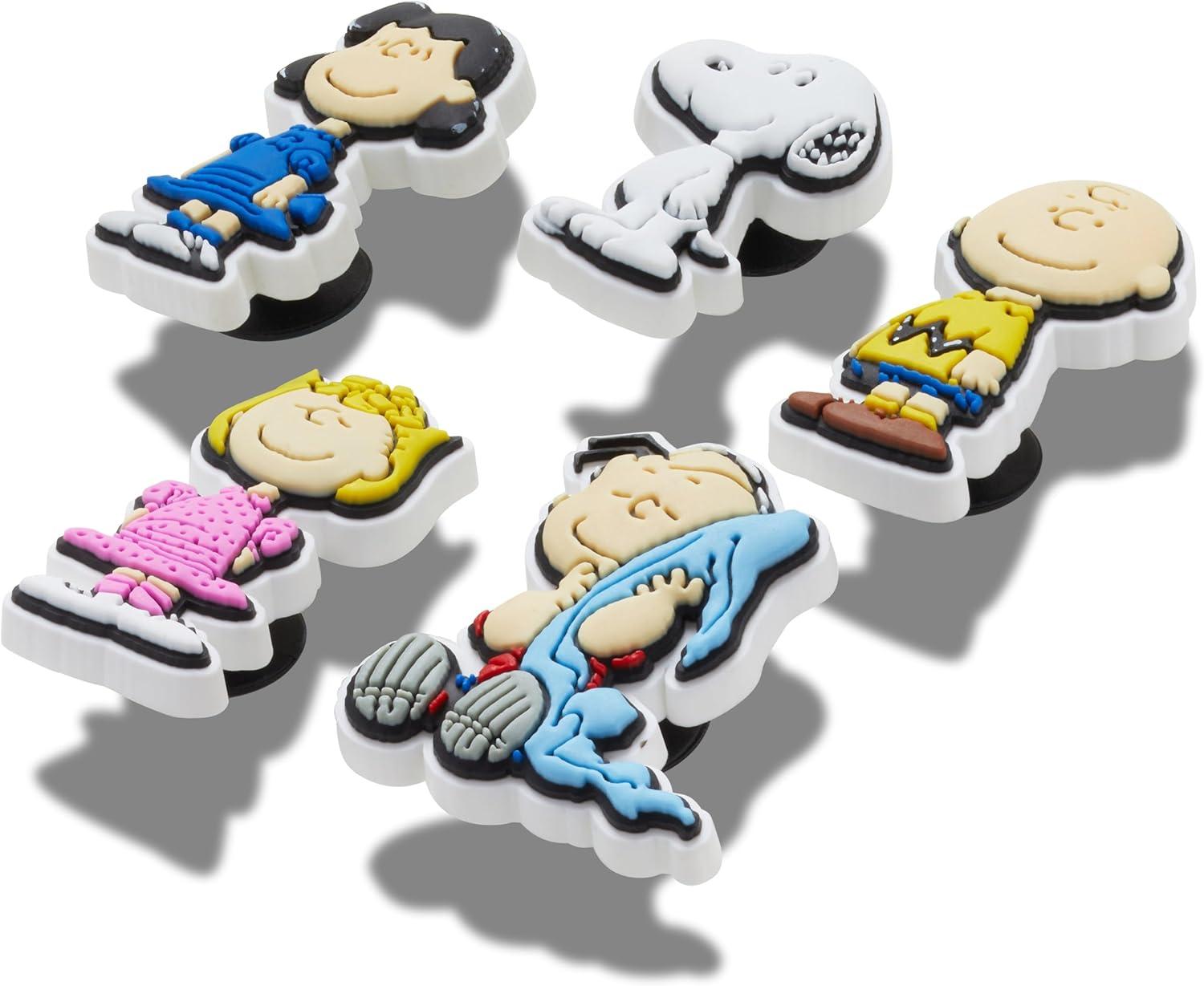 imageCrocs Jibbitz Charlie Brown ampamp Snoopy Peanuts Shoe Charms Peanuts 5Pack