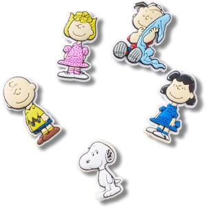 Crocs Jibbitz Charlie Brown & Snoopy Peanuts Shoe Charms, Peanuts, 5-Pack