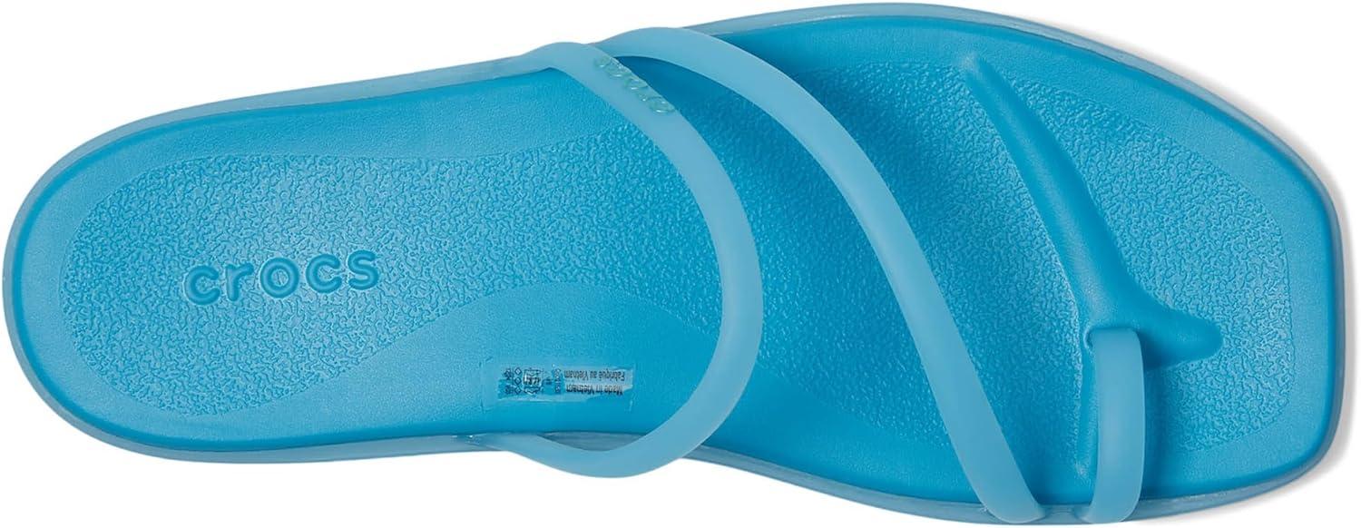 imageCrocs Womens Miami Toe Loop SandalsTinted Glass