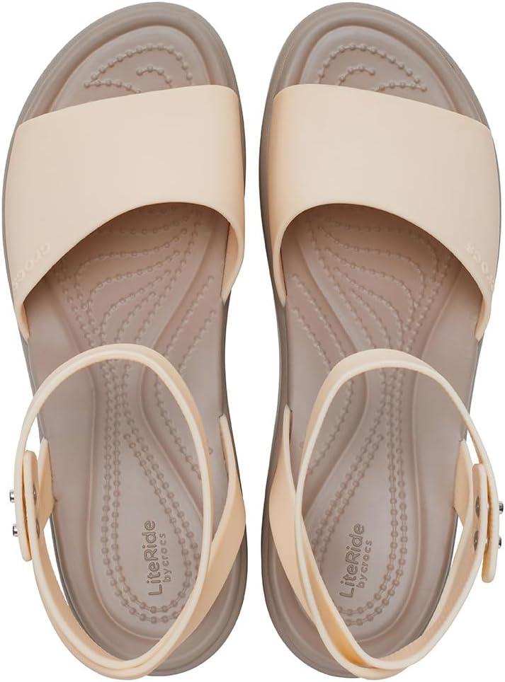 imageCrocs womens Brooklyn Ankle Strap WedgesShitake