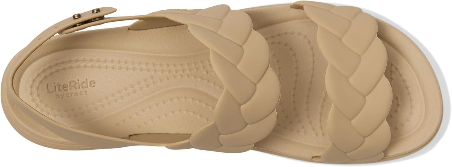 imageCrocs womens Brooklyn Woven Low WedgeChai