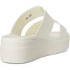 Crocs Brooklyn Buckle Low Wedge(Chalk)