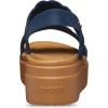 Crocs womens Brooklyn Woven Low Wedge(Navy Woven)
