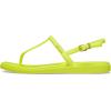 Crocs womens Miami Thong Sandal(Acidity)
