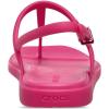 Crocs womens Miami Thong Sandal(Dragon Fruit)