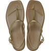 Crocs womens Miami Thong Sandal(Sepia Metallic)