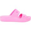 Crocs womens Via Platform Sandal(Electric Pink)