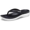 Crocs womens Capri V Sporty Flip FlopFlip-Flop(Black)