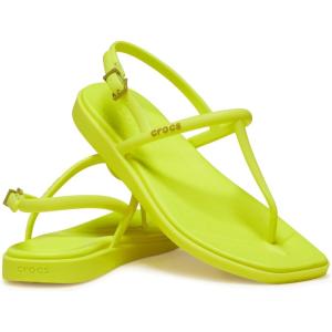 Crocs womens Miami Thong Sandal(Acidity)