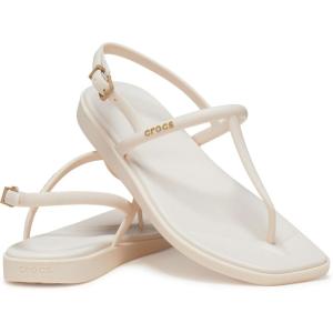 Crocs womens Miami Thong Sandal(Dew)