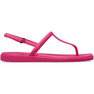 Crocs womens Miami Thong Sandal(Dragon Fruit)