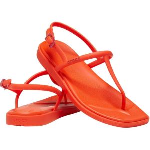 Crocs womens Miami Thong Sandal(Lava)