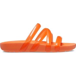 Crocs womens Splash Strappy Sandals(Persimmon)