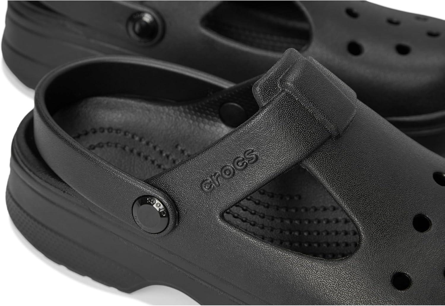imageCrocs UnisexChild Classic Mary Jane Clogs Little KidBig KidBlack