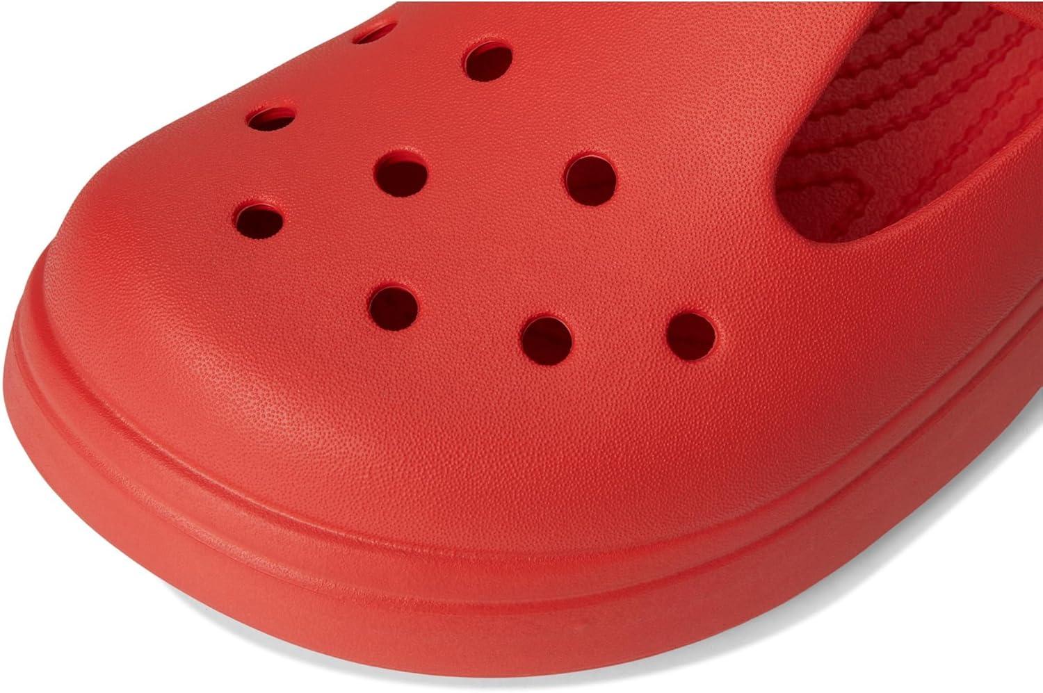 imageCrocs UnisexChild Classic Mary Jane Clogs Little KidBig KidCherry Red