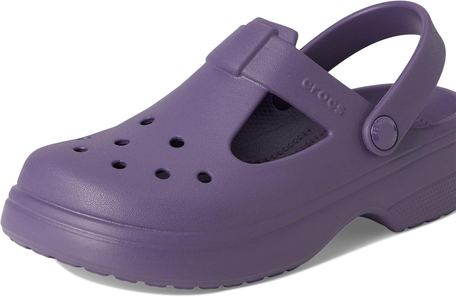 imageCrocs UnisexChild Classic Mary Jane Clogs Little KidBig KidNightshade