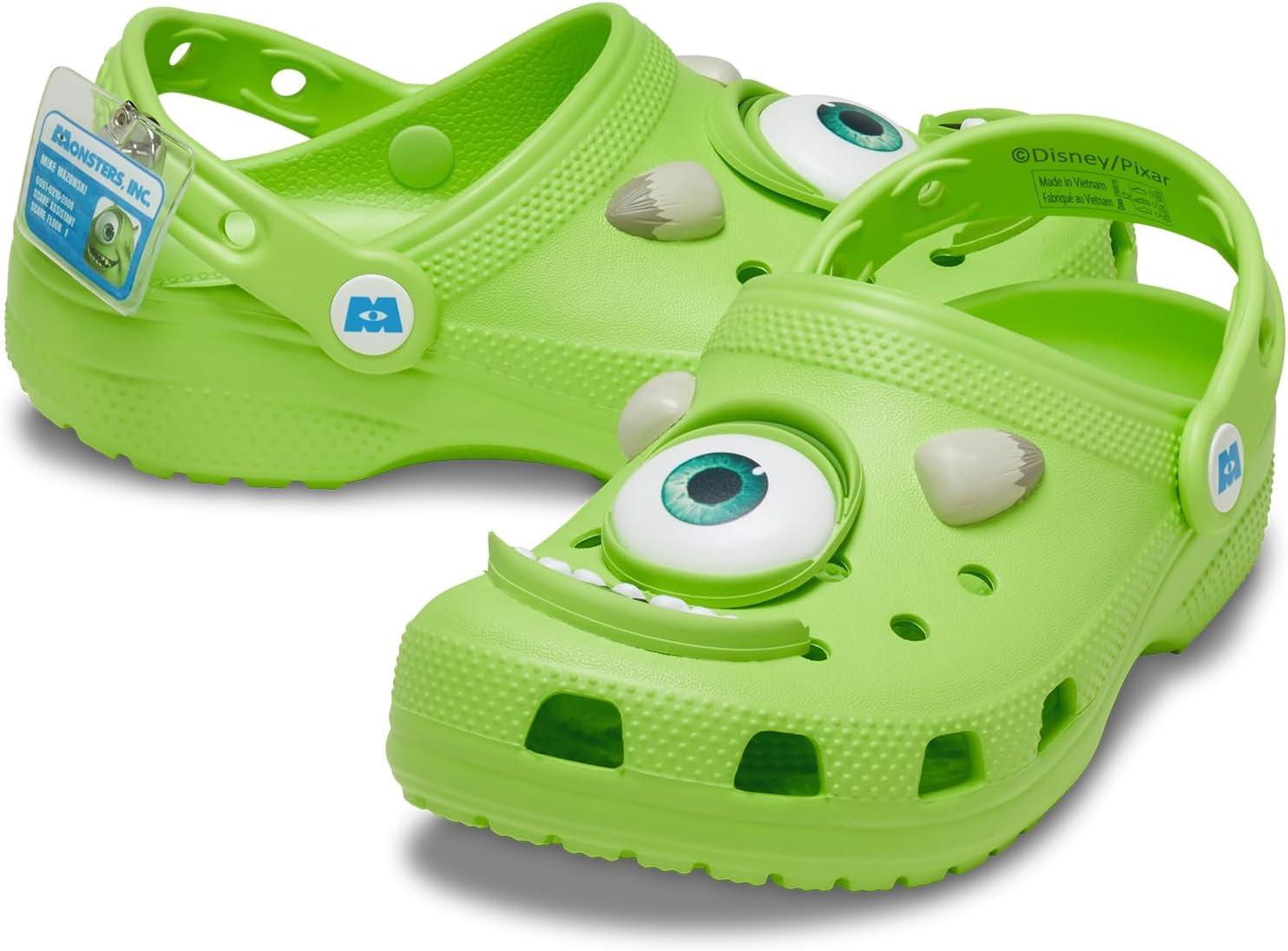 imageCrocs UnisexChild Disney Monsters Mike Wazowski Clogs Little KidBig KidMulti