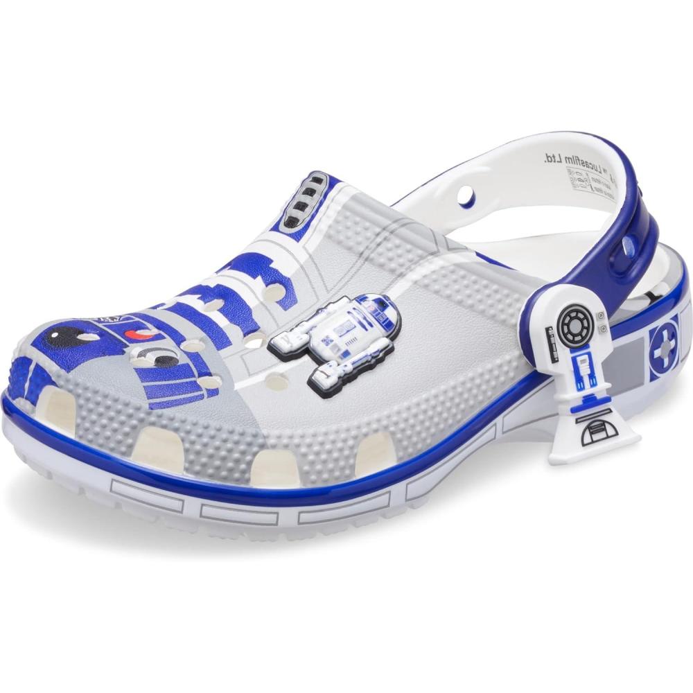 imageCrocs UnisexChild Star Wars R2D2 Classic ClogsMulti
