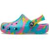 Crocs Kids’ Classic Marbled Tie-Dye Clogs(Digital Aqua/Multi)
