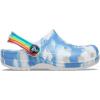 Crocs Unisex-Child Classic Graphic Clog(Clouds/Rainbow)