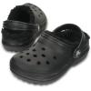 Crocs Unisex-Child Classic Lined Clog(Black/Black)