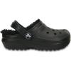 Crocs Unisex-Child Classic Lined Clog(Black/Black)