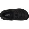 Crocs Unisex-Child Classic Puff Moc Slipper(Black/Black)
