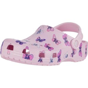 Crocs Unisex-Child Classic Graphic Clog(Ballerina Pink)