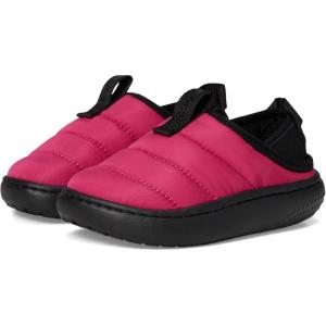 Crocs Unisex-Child Classic Puff Moc Slipper(Dragon Fruit/Multi)