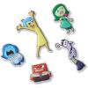 Crocs Jibbitz Inside Out Pixar Shoe Charms, Pixar, 5-Pack