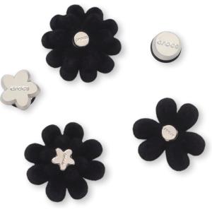 Crocs Jibbitz Floral Shoe Charms(Black Velvet Flower)
