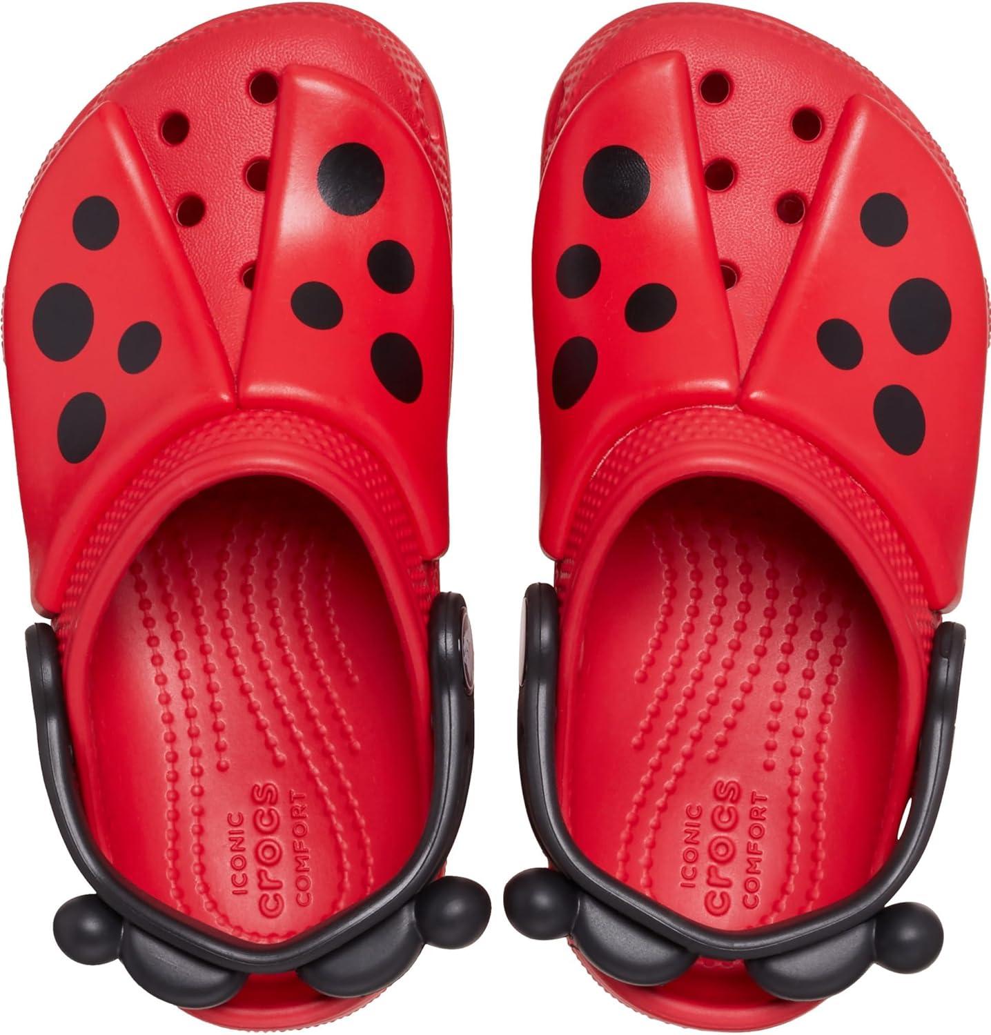 imageCrocs Classic I AM ClogsVarsity RedBlack Ladybug