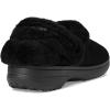 Crocs Unisex-Adult Classic Unfurgettable Lined Clogs, Fuzzy Slippers(Black Vegan Suede)