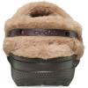 Crocs Unisex-Adult Classic Unfurgettable Lined Clogs, Fuzzy Slippers(Milk Chocolate)