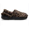Crocs Unisex-Adult Classic Unfurgettable Lined Clogs, Fuzzy Slippers(Sepia/Leopard)