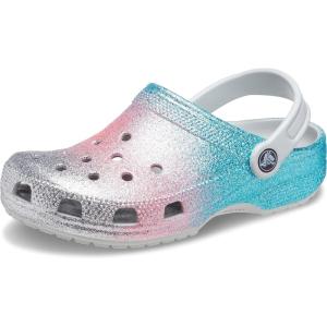 Crocs Kids’ Classic Glitter Clog(Shimmer/Multi)