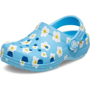 Crocs Kids’ Classic Marbled Tie-Dye Clog(Tinted Glass)
