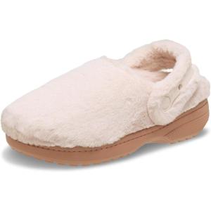 Crocs Unisex-Adult Classic Unfurgettable Lined Clogs, Fuzzy Slippers(Quartz)