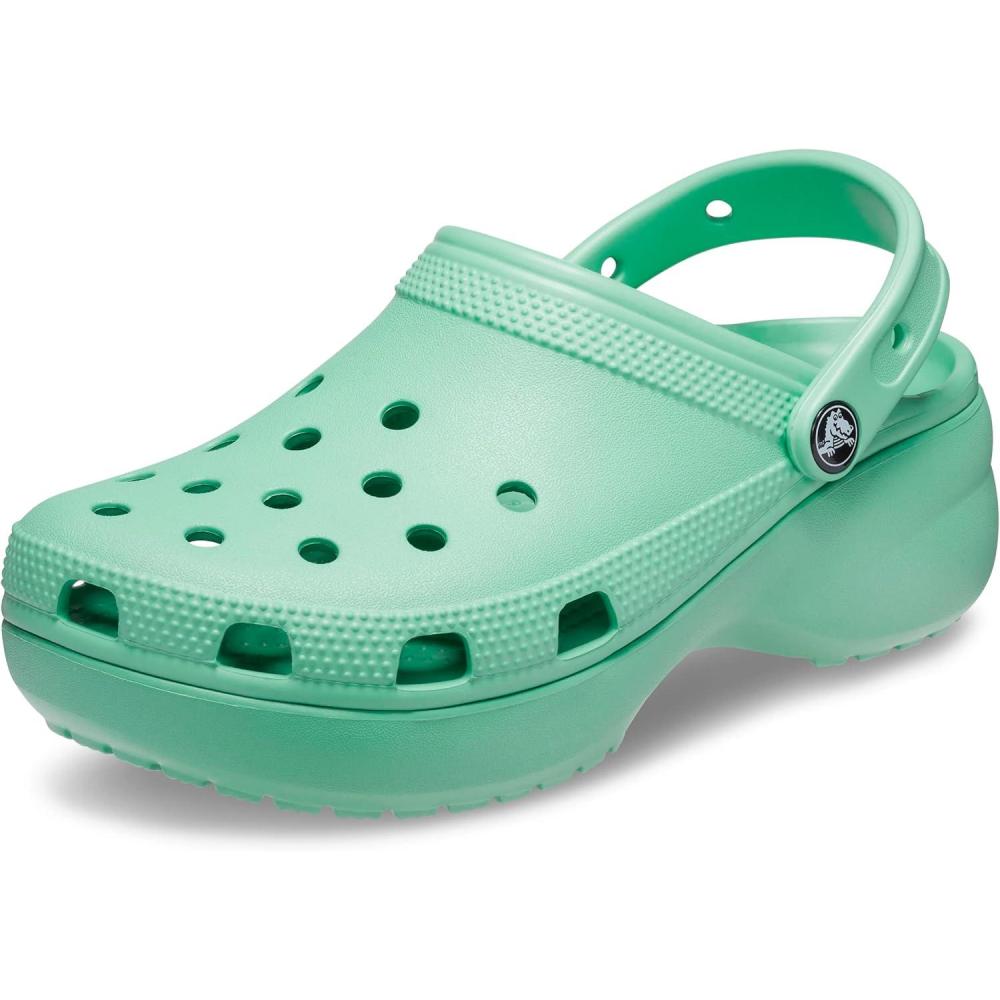 imageCrocs Womens Classic Platform ClogJade Stone