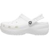 Crocs Women’s Classic Platform Clog(White)