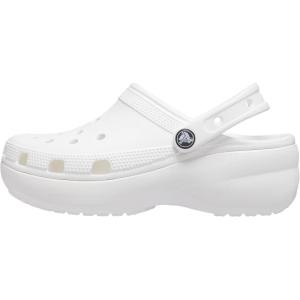 Crocs Women’s Classic Platform Clog(White)