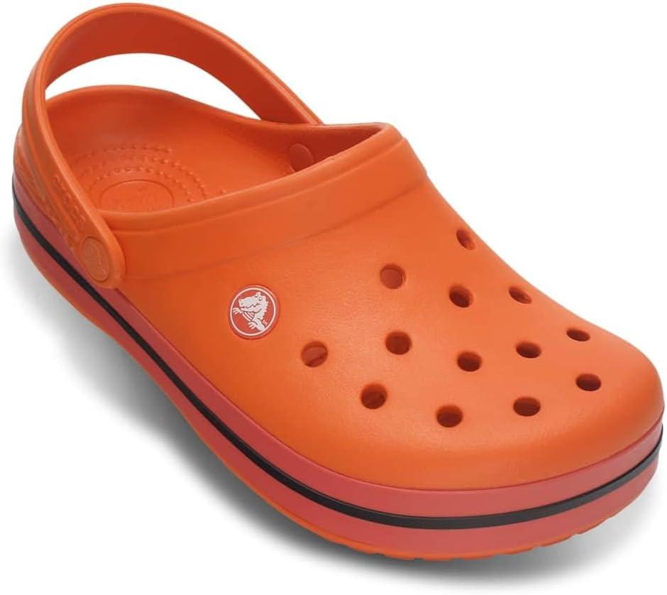 imageCrocs Unisex Adult Crocband ClogOrange Pulse