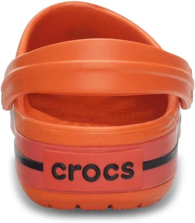 imageCrocs Unisex Adult Crocband ClogOrange Pulse