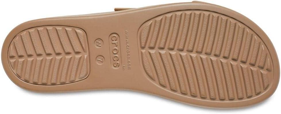 imageCrocs Womens Brooklyn Buckle Low WedgesKhaki