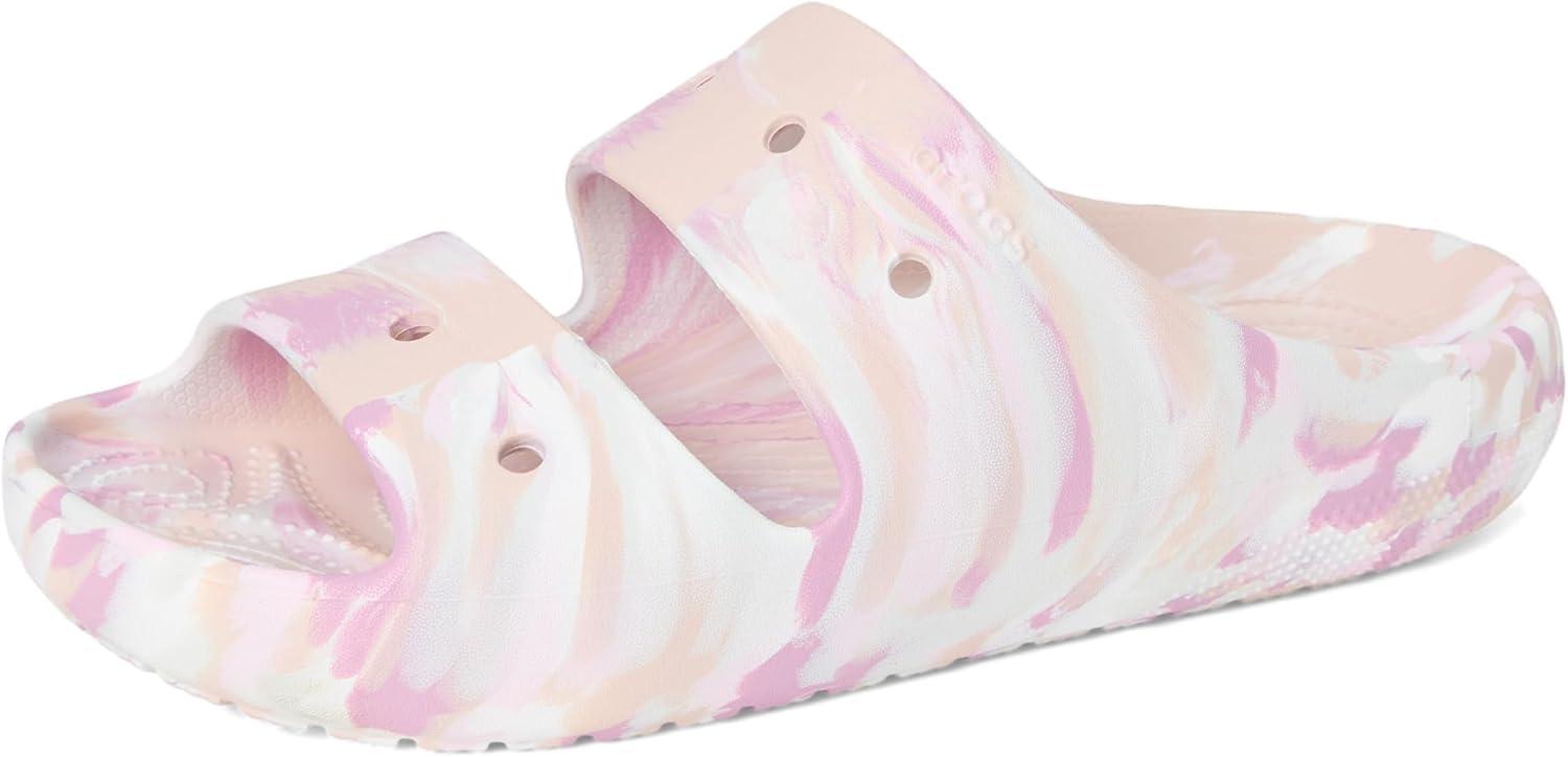 imageCrocs unisexadult Classic Marbled SandalsQuartzMulti
