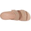 Crocs Women’s Brooklyn Buckle Low Wedges(Pink Caramel)