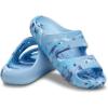 Crocs unisex-adult Classic Marbled Sandals(Blue Calcite/Multi)