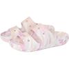 Crocs unisex-adult Classic Marbled Sandals(Quartz/Multi)
