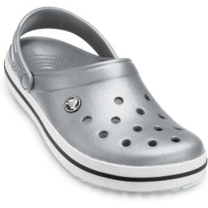Crocs Unisex Adult Crocband Clog(Silver)
